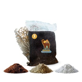 Alpaca Soil by Twisted Tree Nursery Mushroom Substrate Alpaca Soil, Mushroom Grow Kit with Premium Sterilized Alpaca Manure, Coco Coir, Vermiculite, & Gypsum (3lb)