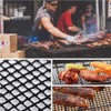 WholeFire BBQ Grill Mesh Mat Set, 3PCS Non-Stick Reusable Grill
