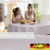 ANRO Oilcloth Tablecloth, Washable, Oilcloth, Garden Tablecloth, Outdoor, Indoor, Oval,