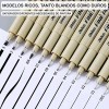 Kit de Plumones Fineliner Superaimi de 12 Piezas para Lettering,