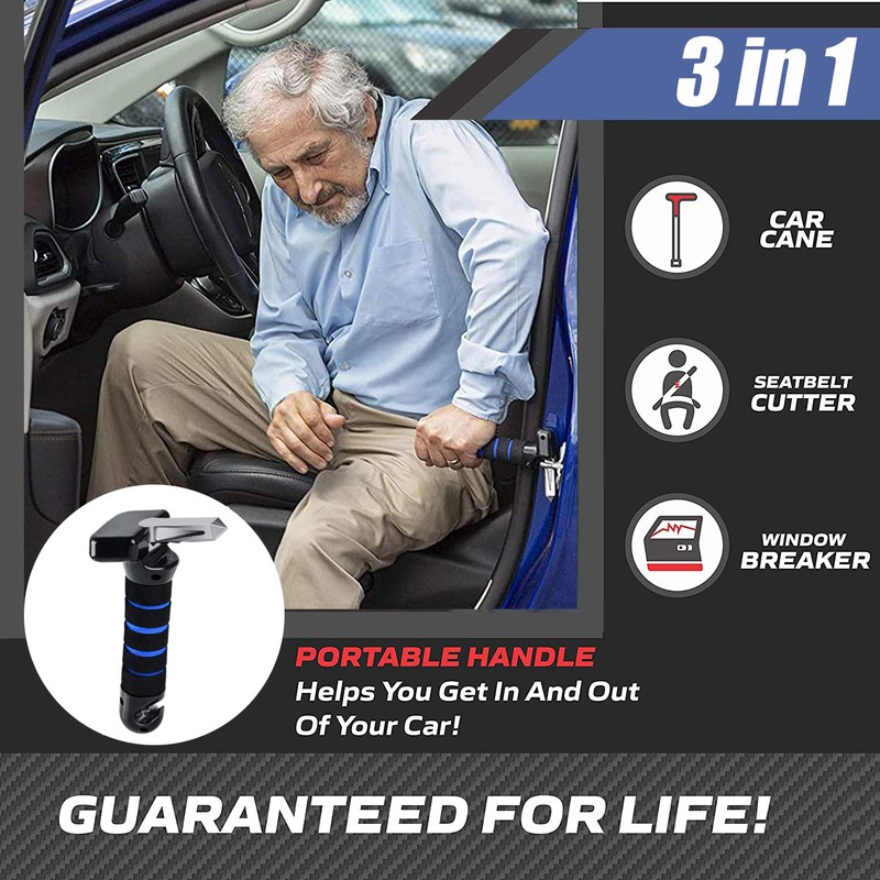 3 in 1 Car Assist Handle for Elderly, Portable Vehicle