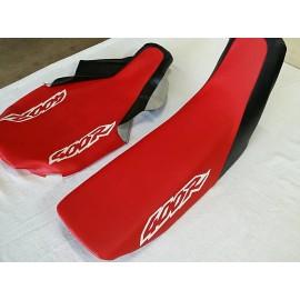 Unbranded HONDA XR400R SEAT COVER 1996 AND 1997 MODEL SEAT COVER RED & BLACK (H*-252)