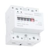 Electricity Watt Hour Meter Dual Color LED Indicator Rail Mount