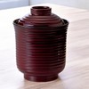 Bowl: Fukui Craft Chopstick Washing Bowl, Lacquerware, Small Line Drawing,