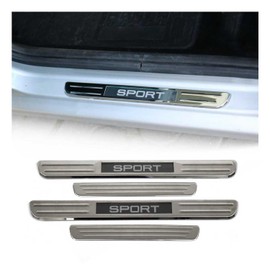 OMAC Door Sill Scuff Plate Illuminated for Lincoln Aviator Sport Stainless Steel 4Pcs