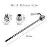 Quick Release Skewer and Front Wheel Riser Block for Bike