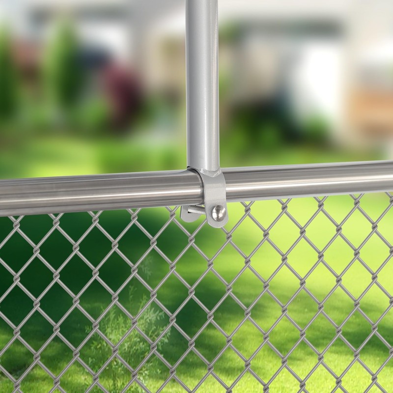 TPHUC 9 Pack Chain Link Fence Extension, 25.2'' Fence Extension
