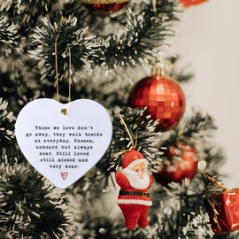 Sympathy Bereavement Hanging Ornament Gifts for Women Men Those We Love Don't Go Away Plaque Remembrance Memorial Gifts for Loss of Loved One Sorry for Your Loss Gifts for Men Women