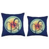 Rollercoaster I Vintage Roller Coaster Throw Pillow
