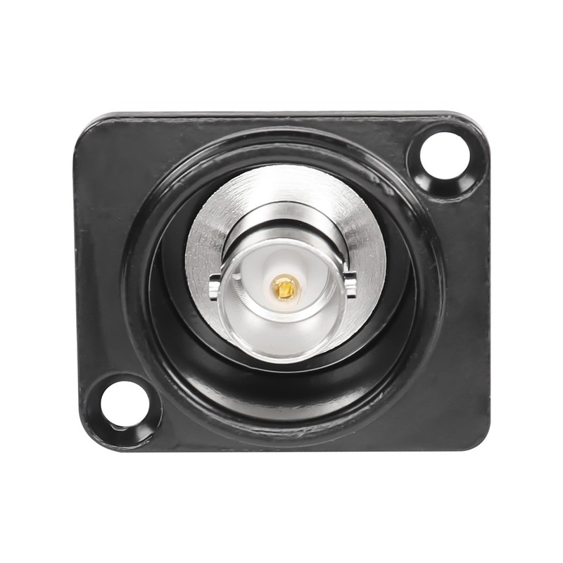 XMSJSIY D-Type Double BNC Male Chassis Panel Mount Adapter Gold-Plated