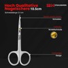 SK STAHLWAREN Premium Nail Scissors (10.5cm) - Stainless Steel Extra