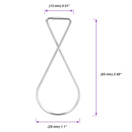 JOIKIT 200 Pack Ceiling Hook Clip, T-bar Ceiling Tile Clips, Drop Ceiling Hanger Hooks, Suspended Ceiling Tile for Office, Classroom, Home and Wedding Decoration