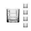 Ocean by Anchor Hocking Traze Future Rocks Glasses (4-Pieces), 12-ounce,