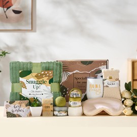 Self Care Gifts for Women Get Well Soon Gifts Basket, Thinking of You Gifts with Tumbler Scented Candles and Relaxing Spa Gifts for Mom Wife Best Friends