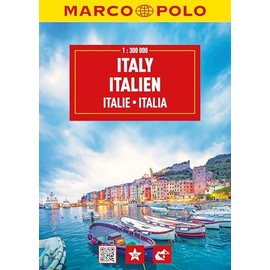 MARCO POLO Reiseatlas Italien 1:300.000: Straßenatlas und Autoatlas mit Europa in 1:4,5 Mio. Spiralbindung