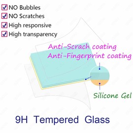 ULBTER Screen Protector for GoPro Hero 13 Hero13 Black LCD + lens + Small Display [6 Pcs] 9H Hardness Tempered Glass,Anti-Scrach Anti-Bubble