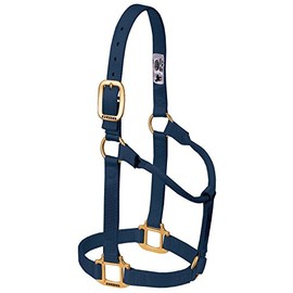 Weaver Leather Original Non-Adjustable Nylon Horse Halter, Average, Navy