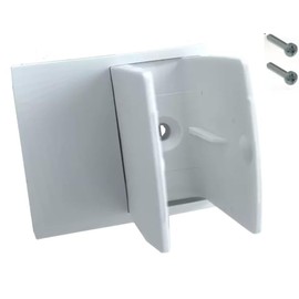 cyclingcolors Crank Holder for Crank Rod with Offset Plate + Screw Plastic White Clip Attachment Invisible Crank Holder Window