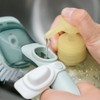 CQT Soap Dispenser Washing Up Brush, Dish Scrubber with Handle,