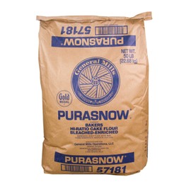 General Mills GM - 51061 Pure as Snow Cake Flour 50 lbs.