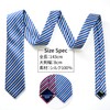 MICHI CORONDON Brand Necktie, Made in Japan, Silk, Jacquard Weave,