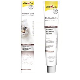Gimcat Malt Soft Paste Extra + Extra Dietary Fibre Supports the Natural Passing of Swallowed Hair 100 G.