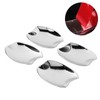 4pcs Side Door Handle Bowl Cover Trim Chrome ABS Fit