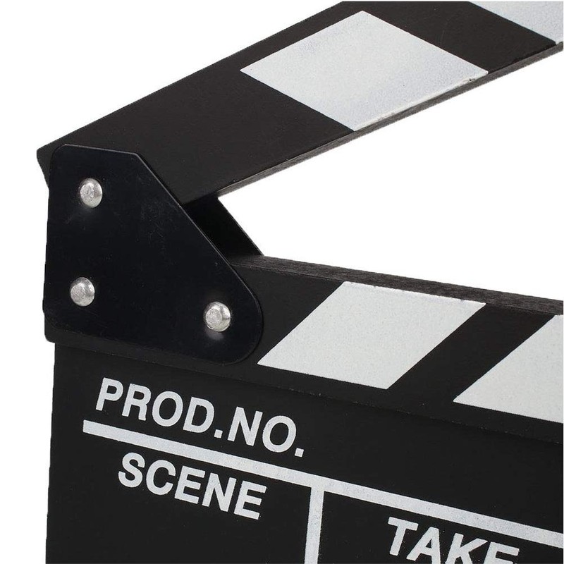 BERON Professional Vintage TV Movie Film Clap Board Slate Cut