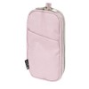 Emplan 106191-29 Cubic Pencil Case, Double Round Zip, Pink Pages