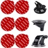 PKYAA Dashboard Pad Mounting Disk Sticky Adhesive Replacement Kit, 6pcs