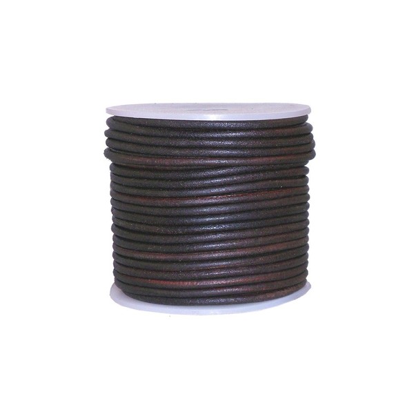 Cords Craft 1.5mm Round Leather Cords, Genuine Leather for Jewelry