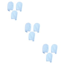 Baluue 9 Piezas guantes desmaquillantes pads desmaquillantes almohadillas desmaquillantes exfoliante lavado cuerpo exfoliación corporal esponjas...   