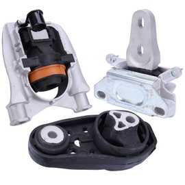 Slakerbe GN116P082CE GN1Z-6038-A GN1Z-6068B Engine Mounts Transmission Mount Set Compatible with Ford Ecosport 2018-2021 L3-1.0L, 3PCS Auto Trans Transmission Engine Motor Mount Kit