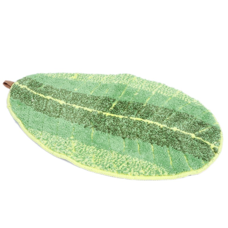 Leaf shaped Floor Mat Entrance Non slip Door Mat for