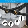 Hibbent All Metal Shower Hose, 90 Inch Stainless Steel Extra