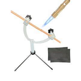 2 Pack Fireproof Welding Blankets and Oen Welding Bracket,HVAC Welding Tool Kits, Welding Bracket Which Can be One-Person Operation and Welding Blanket which can withstand temperatures up to 1800°F