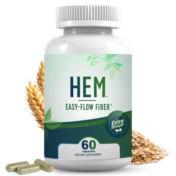 Hem Healer™ Easy-Flow Fiber – Plant-Based Oat Fiber Supplement for
