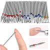 Gasea 30pcs 3/32 Inch Professional Tungsten Carbide Diamond Nail Drill