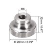 uxcell Knurled Thumb Nuts - M6 Round Knobs with 304