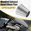 X AUTOHAUX Car Mandrel Exhaust Bend Elbow Pipe 304 Stainless