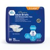 MED PRIDE Maximum Absorbency Adult Briefs for Incontinence with Refastenable