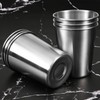EVERMARKET 6 Pack 8 Ounce 230ml Stainless Steel Cups Shatterproof