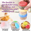 6PCS Plastic Mini Storage Containers with Lids – Small Tupperware
