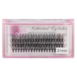 Bodermincer Grafting False Eyelashes 20D Soft 0.07 C Curl Lash Clusters Lash Extension Kit Individual Eyelashes Silk False Eye Lashes Extensions (21mm)