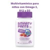 Smarty Pants Toodler Multivitamínico Niños Con Omega3,b12 D3 Sabor Uva,