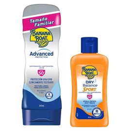 Proytector Solar Banana Boat Pack 2pz Advanced 240ml + Dry Balance Sport 60ml