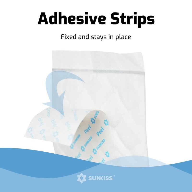 SUNKISS Trustplus Booster Pads 15" x 4", Extra Absorbency for