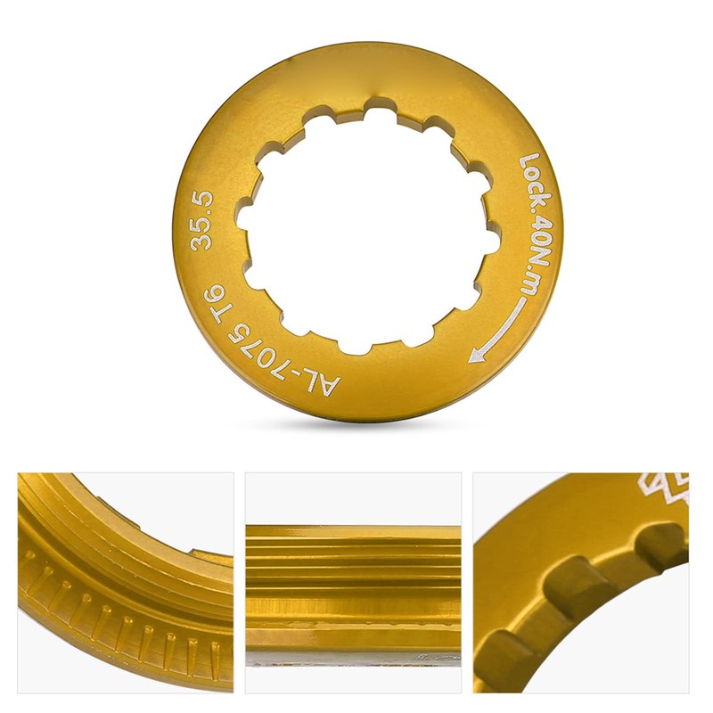 VGEBY1 Cassette Lock Ring, Bicycle Flywheel Cassette Lock Ring, Bicycle