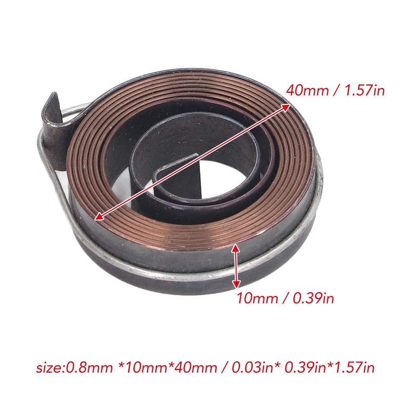 Drill Press Return Spring Return Screw Spring for Bench Drill