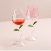 CollectionsByVivi Unique Elegant Rose-Shaped Wine Glass, Tall Floral Home Barware
